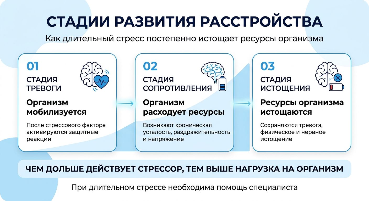 Лечение стресса в Ленинске инфографика